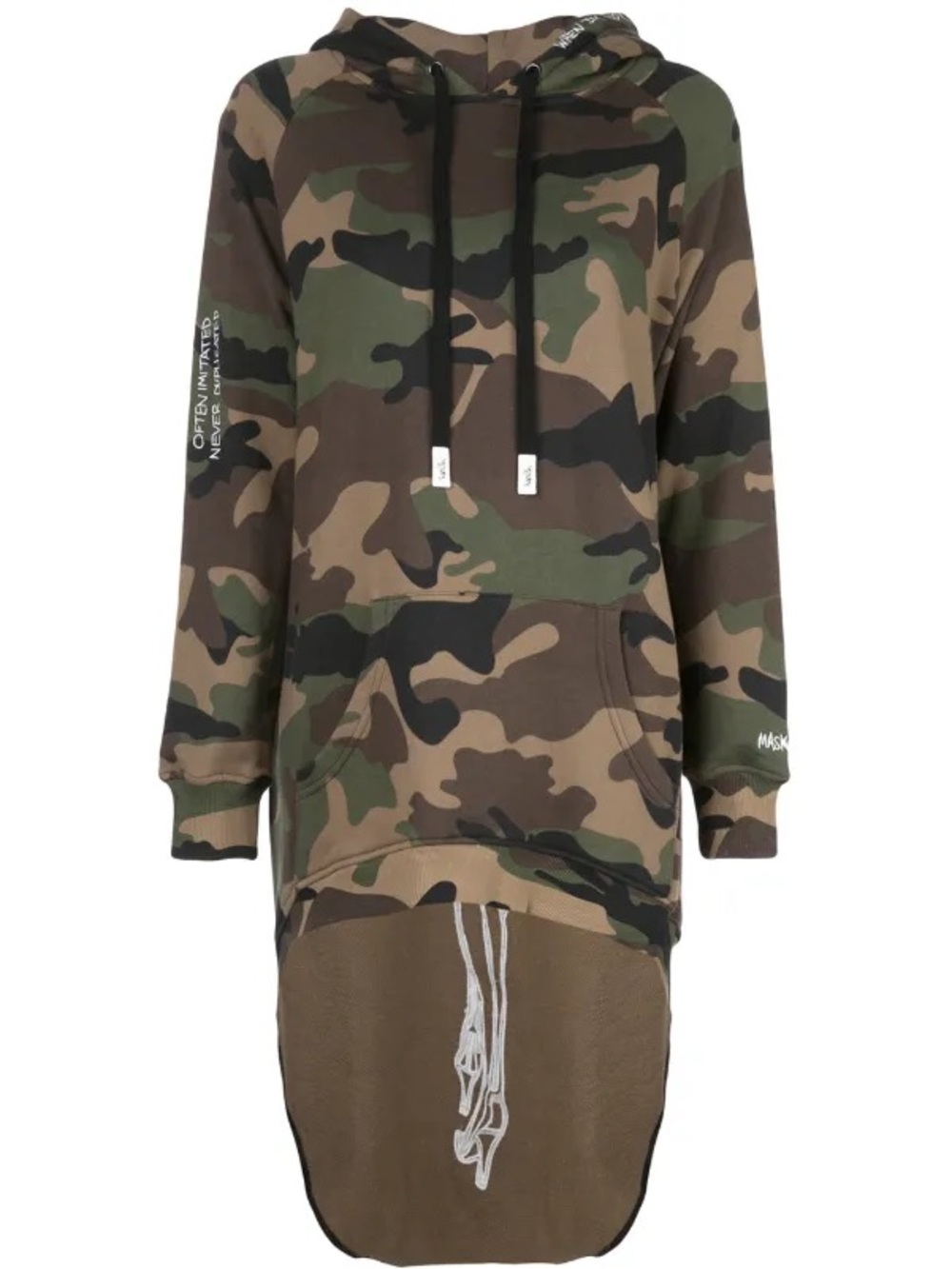 Naculla Camo Hooded Sweatshirt - Green/Brown